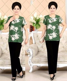 廣州工廠直供 5元休閑中老年服裝與熱銷媽媽裝褲子貨源解析